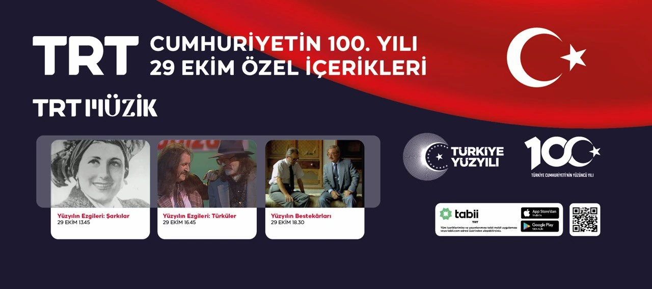 TRT Cumhuriyet’in 100. Yılına Özel İçerikler Hazıladı