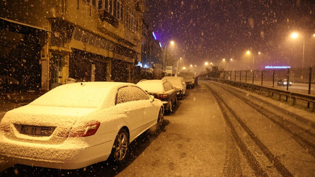 İstanbul’da kar yağışı!