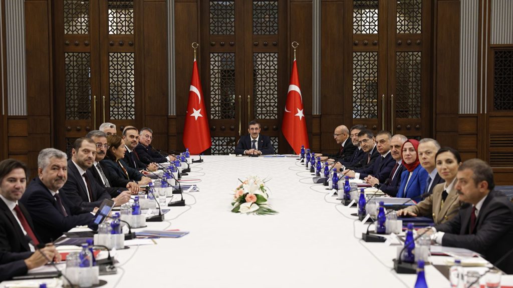 EKK, Cumhurbaşkanı Yardımcısı Yılmaz başkanlığında toplandı