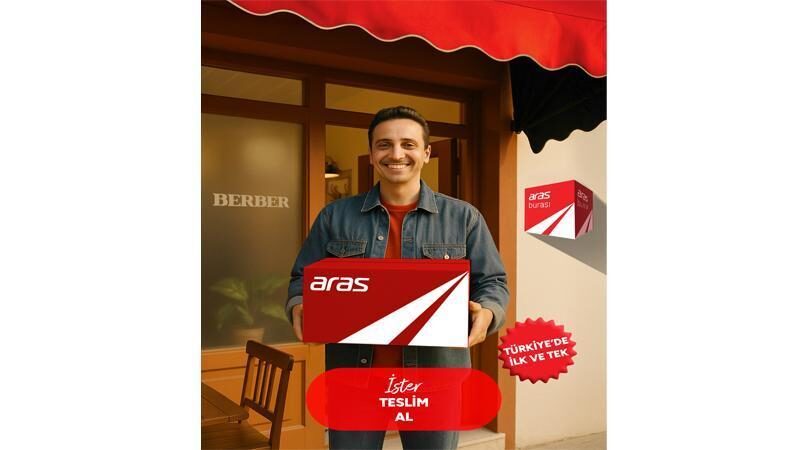 Aras Kargo, ‘Aras Burası’ modeliyle kargo deneyimini yeniliyor Aras Kargo’nun Aras Burası teslimat modeli ve reklam filminden görsel