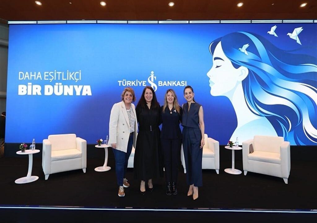 Türkiye İş Bankası’ndan 8 Mart Dünya Kadınlar Günü’ne özel adım Türkiye İş Bankası binası ve 8 Mart Dünya Kadınlar Günü görseli