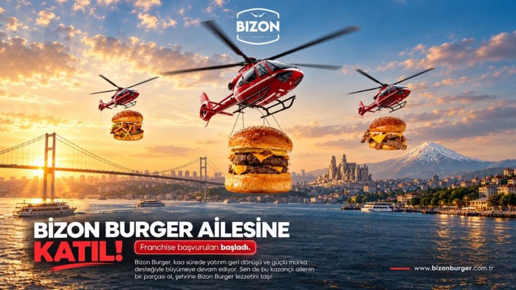 Kayseri’den Türkiye’ye Uzanan Lezzet Yolculuğu: Bizon Burger Franchise Atağına Hazırlanıyor